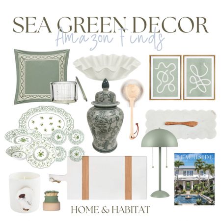 Sea green home decor for a serene, coastal home design.

#LTKFind #LTKhome #LTKSeasonal