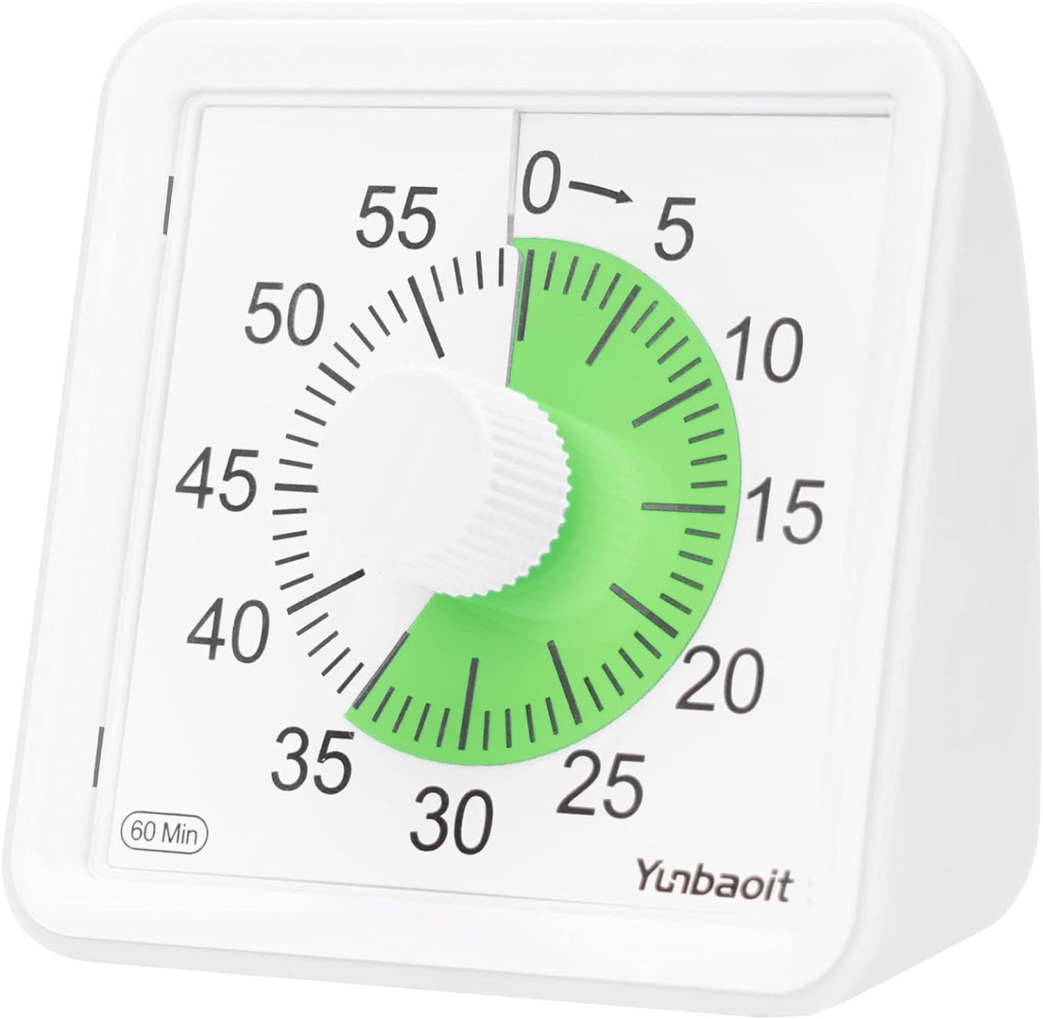 Yunbaoit Visual Analog Timer,Countdown Clock,No Loud Ticking,Time Management Tool for Kids and Ad... | Amazon (US)