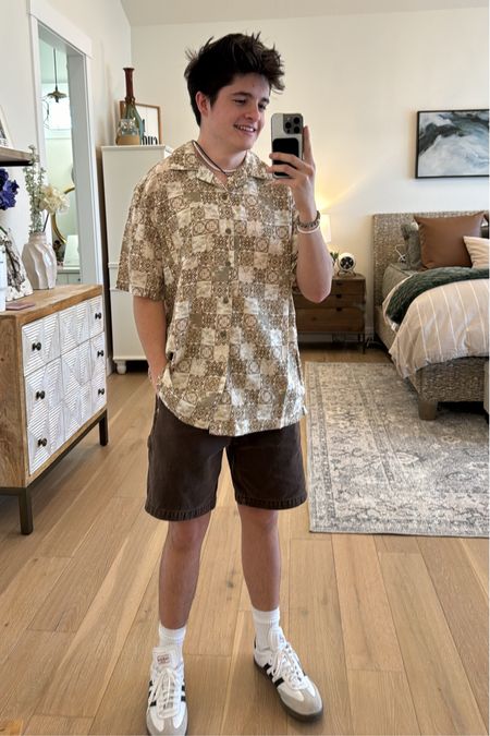 Men’s affordable summer clothes! This button up from Walmart is so sick! There’s one that is super similar on Abercrombie that is $90 and this one is $12! What a steal! 

#LTKstyletip #LTKSeasonal #LTKmens