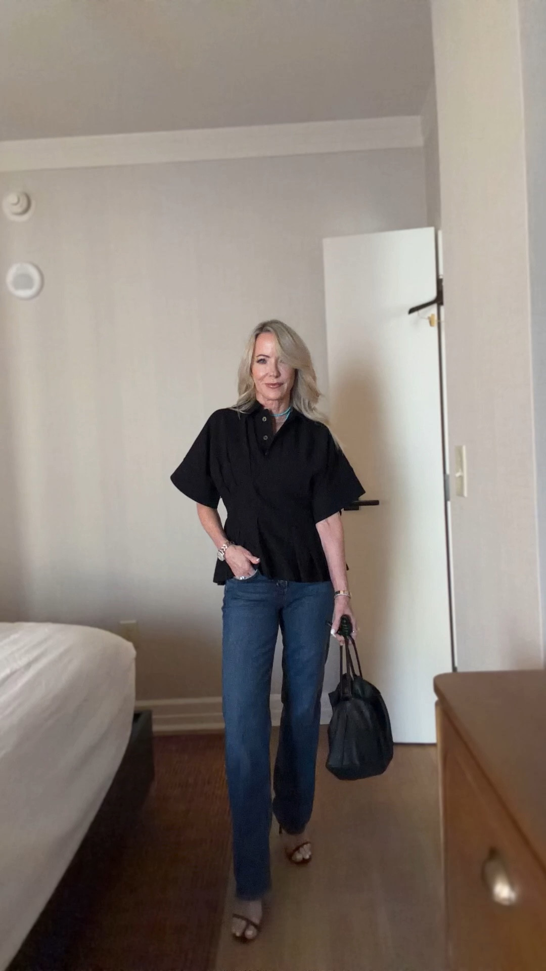 Easy, flattering, and one of those pieces that makes denim feel instantly styled. This peplum top is lightweight and so easy to wear.

#LTKootd #LTKgrwm #LTKOver40