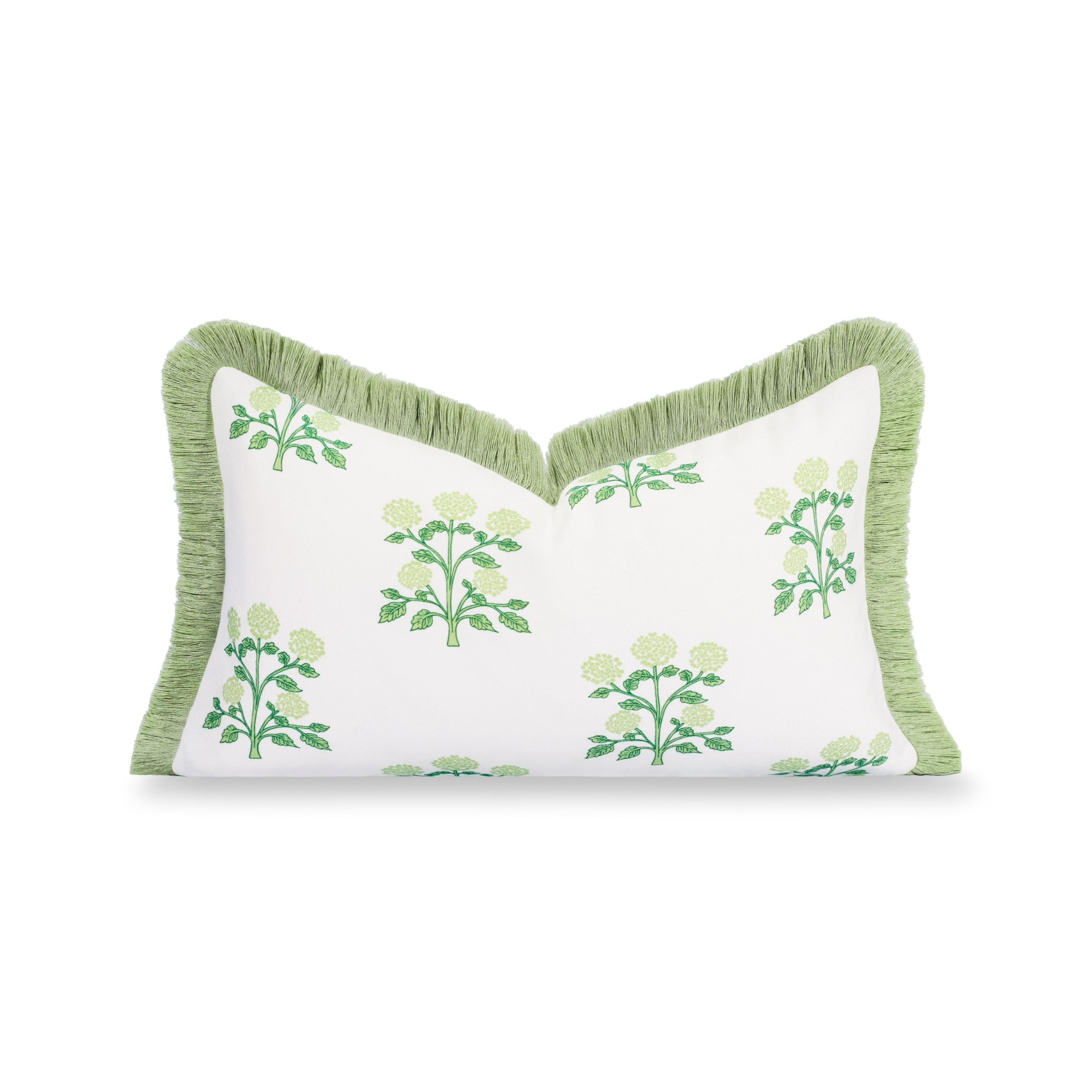 Hofdeco Premium Grandmillennial Coastal Hampton Patio Indoor Outdoor Lumbar Pillow Cover Only, 12... | Amazon (US)