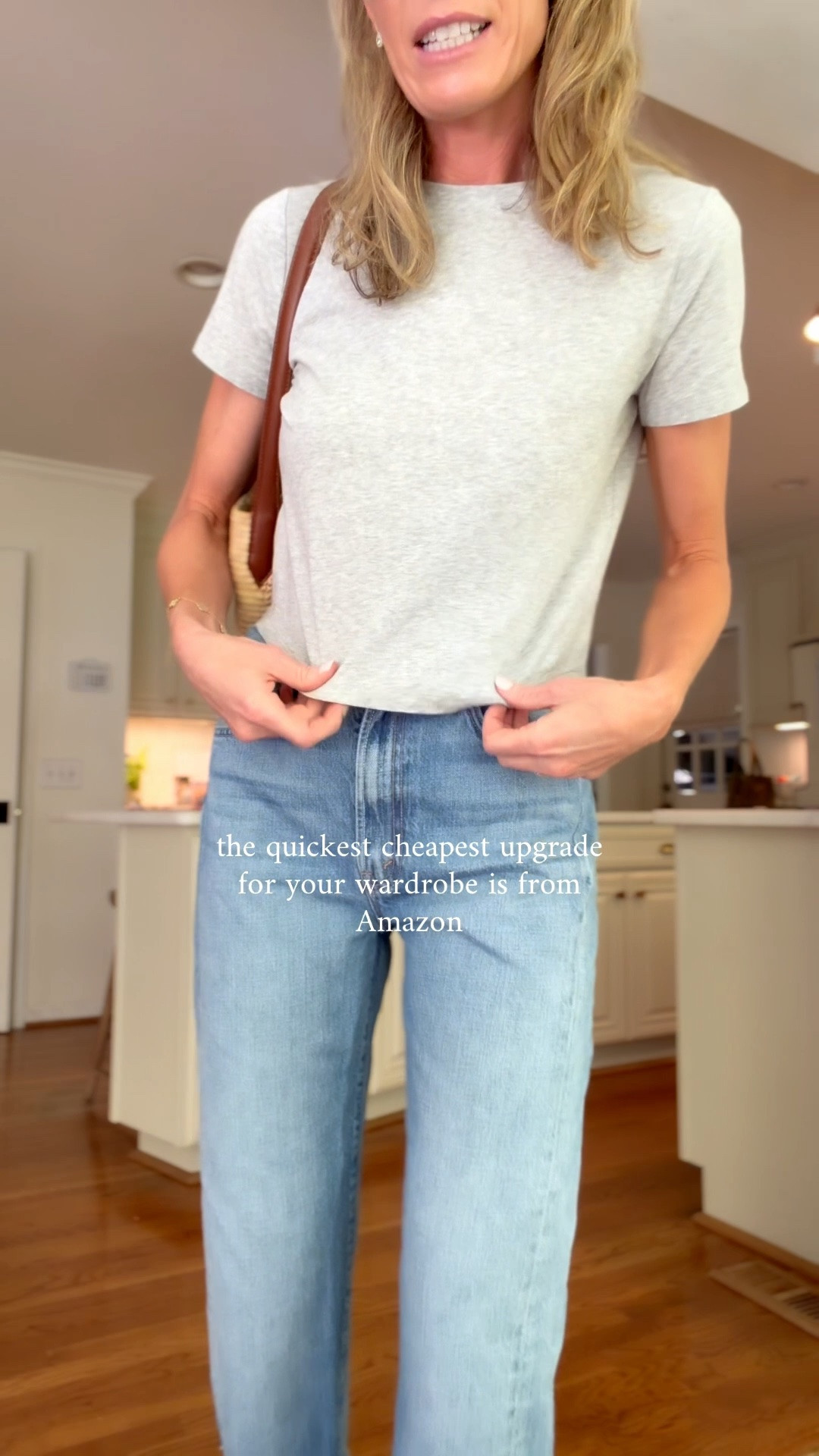It’s a premier $15 Amazon buy that will instantly upgrade your look! Trust! 
Size small.