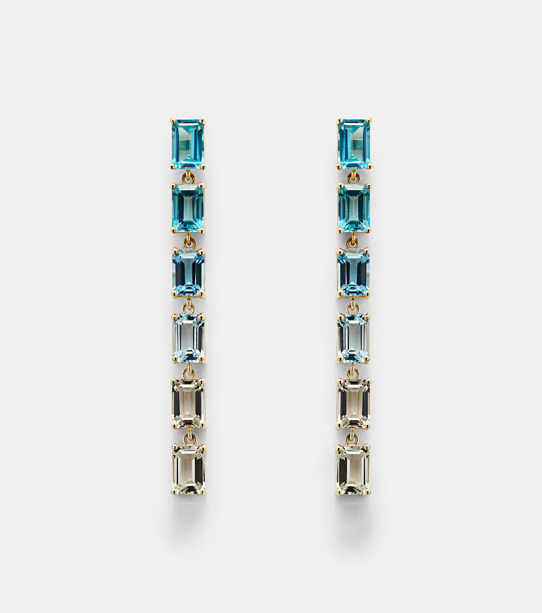 Dawn 14kt yellow gold earrings with topaz | Mytheresa (US/CA)