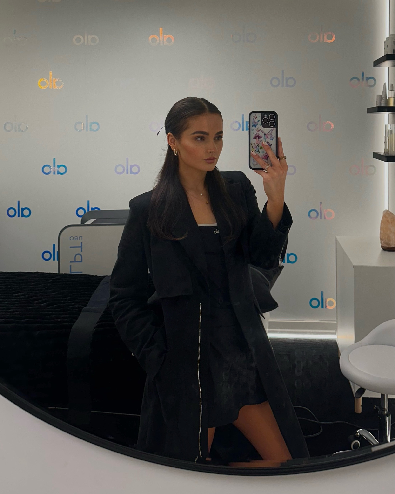 Alo Yoga Formation Trench Coat and Supernova Bodysuitt

#LTKstyletip #LTKworkwear