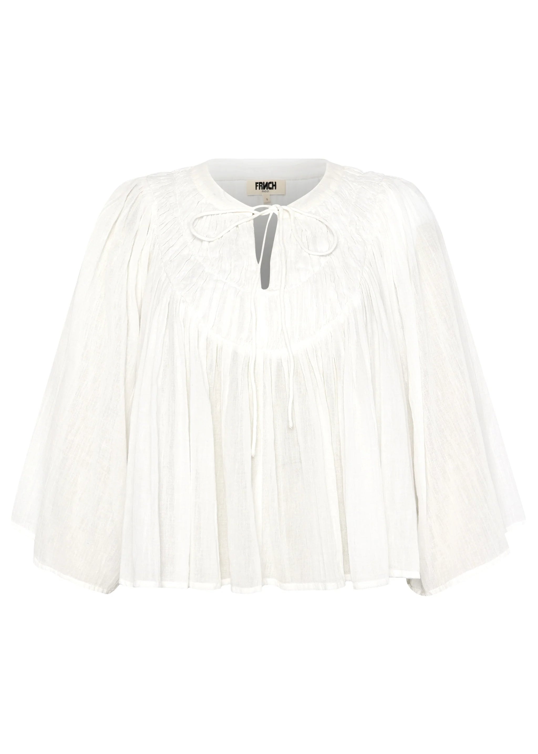 CLOVICIA WHITE BLOUSE | Triple Threads