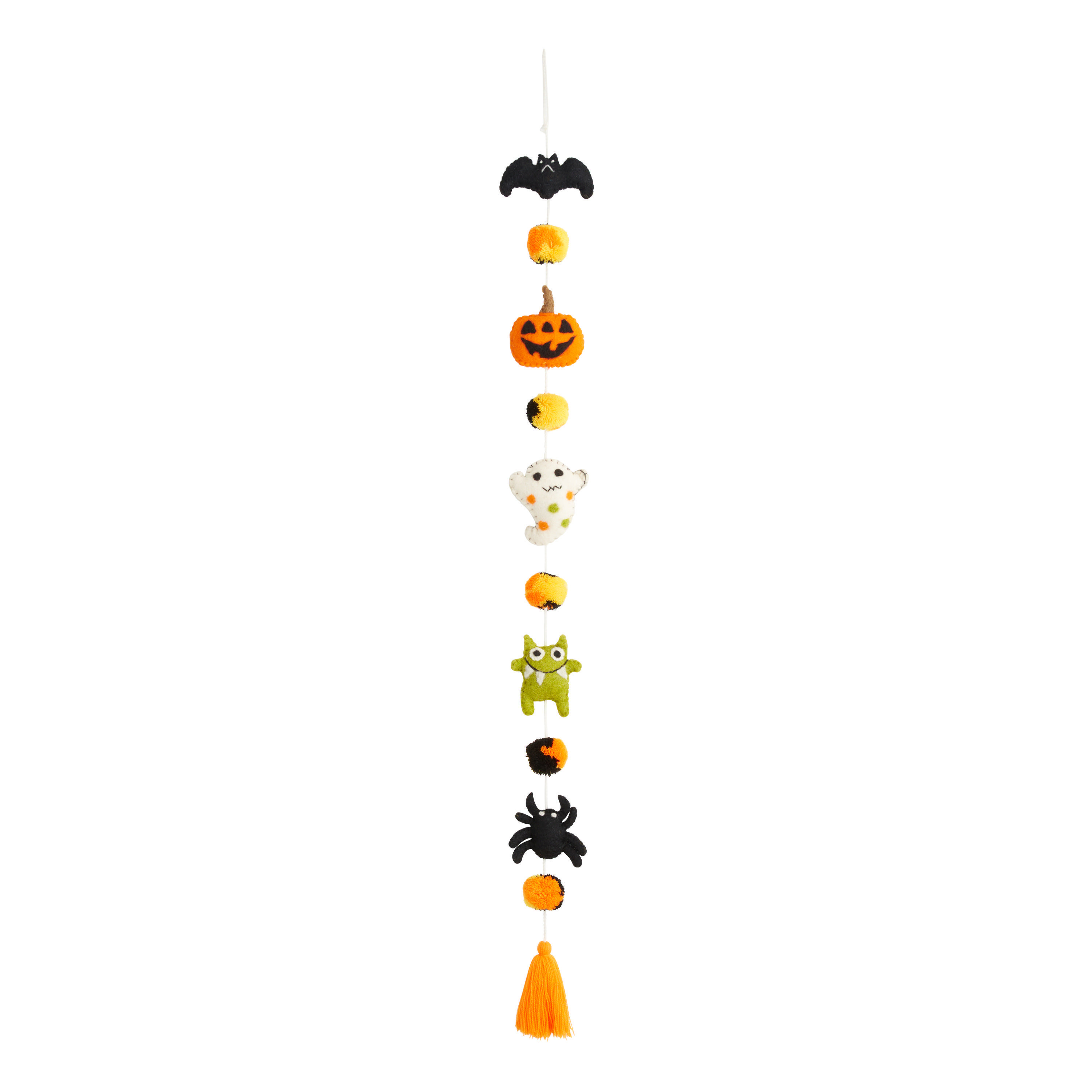 Felted Wool Halloween Icons Hanging Decor | World Market