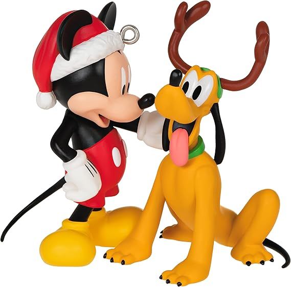Hallmark Keepsake Christmas Ornament 2022, Disney Mickey Mouse and Pluto | Amazon (US)