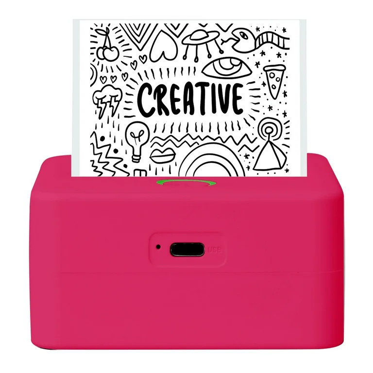 Core Innovations CTP500 Wireless Mini Portable Inkless Thermal Printer & Label Maker + Paper, And... | Walmart (US)