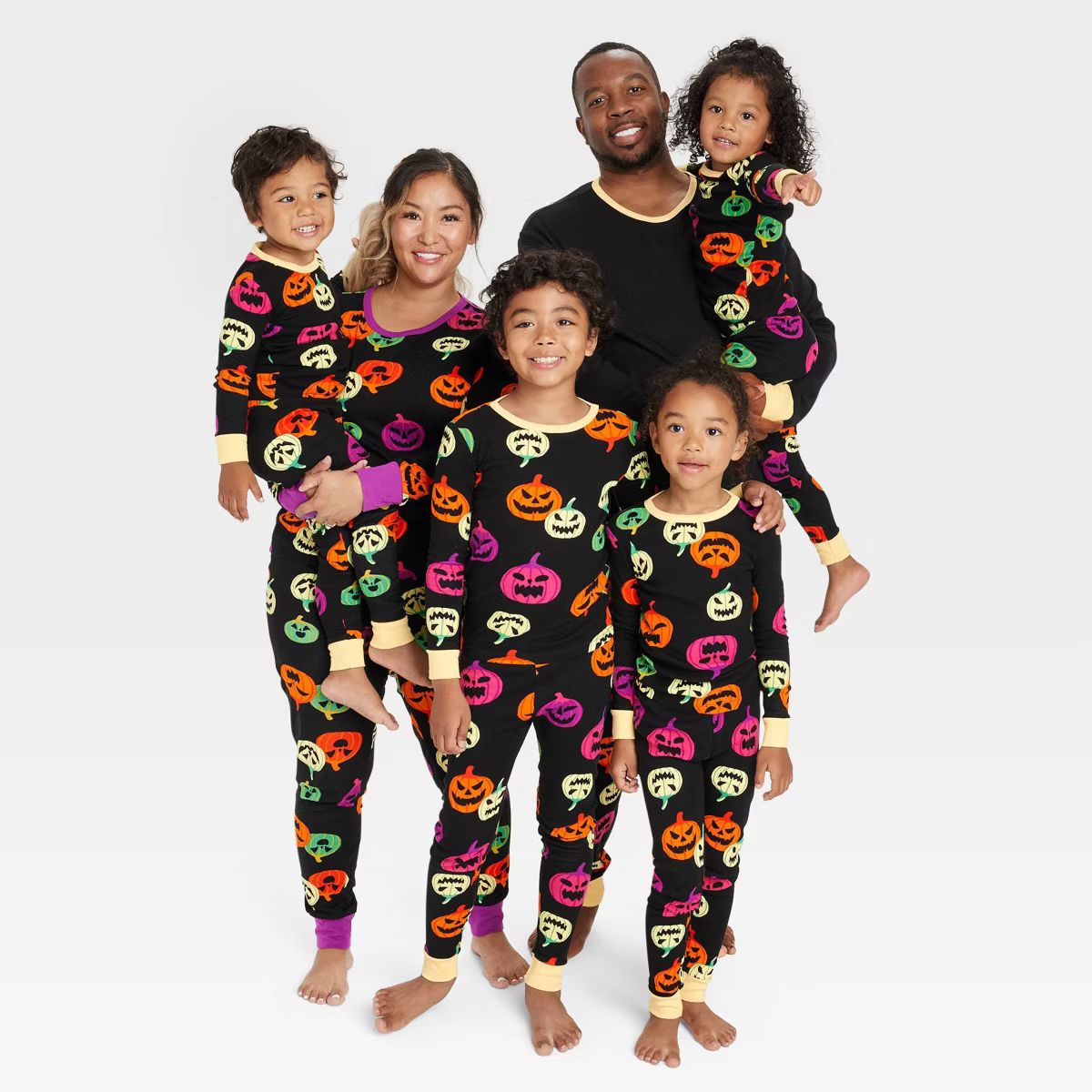 Men's Pumpkin Print Glow-in-the-Dark Halloween Matching Family Pajama Set - Hyde & EEK! Boutique... | Target