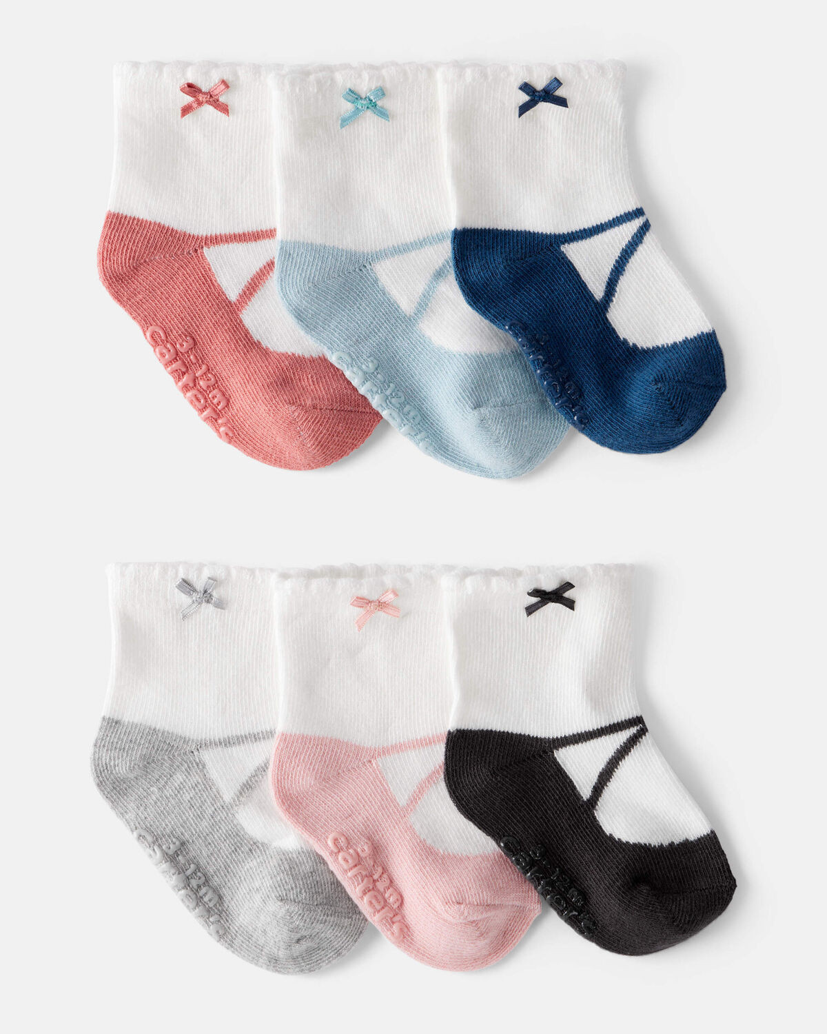 Baby Girl 6-Pack Ankle Socks | Carter's Inc