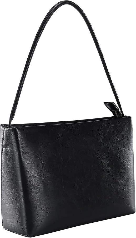 Shoulder Bags in Leather for Women Vintage Classic Elegance Zipped Medium Handbag Purse for All O... | Amazon (US)