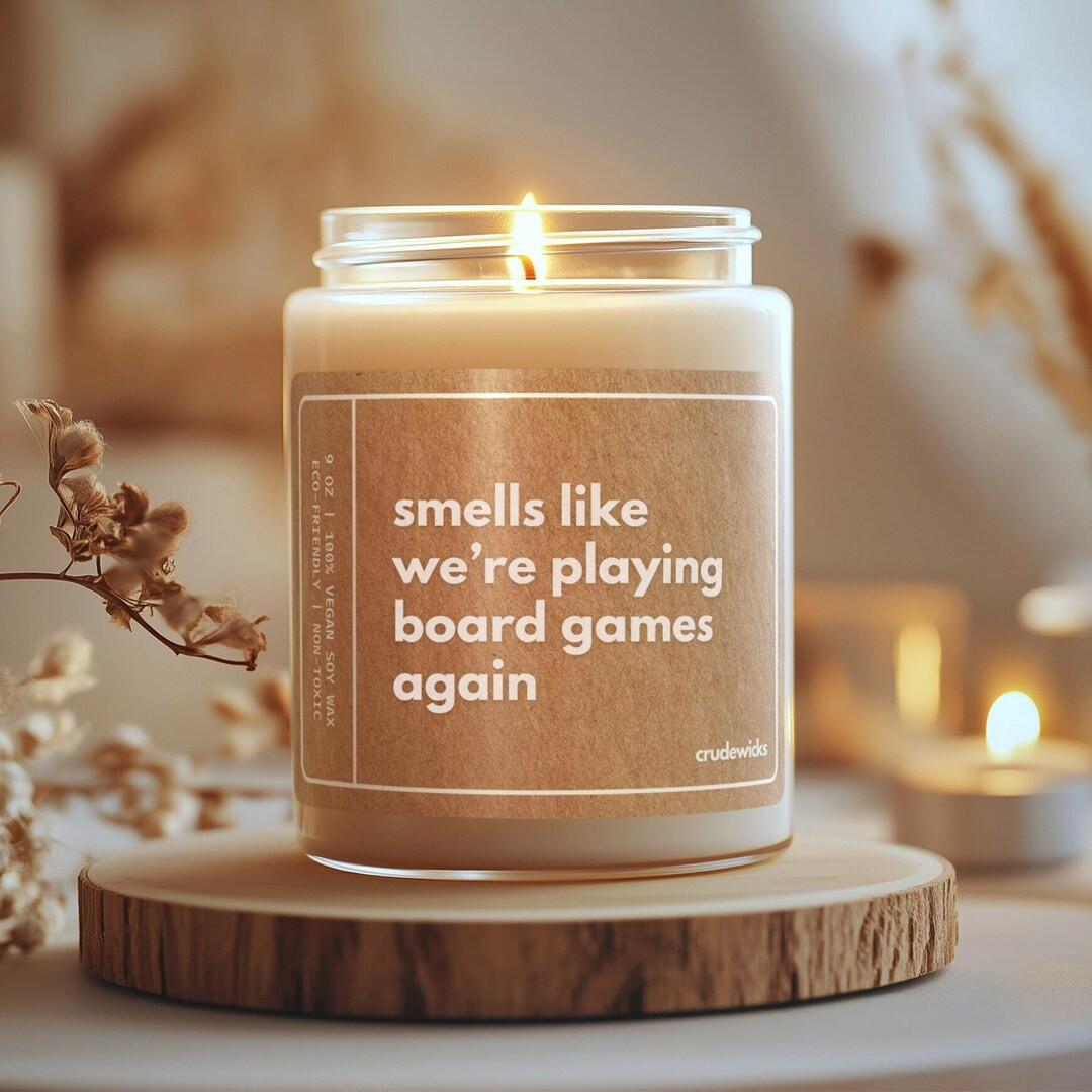 Board Game Night Candle: Funny Gift for Gamers - Vegan Soy Wax | Etsy (US)