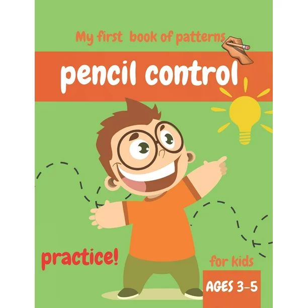 My first book of patterns pencil control ages 3-5 : A Beginner Kids Tracing Workbook for Toddlers... | Walmart (US)