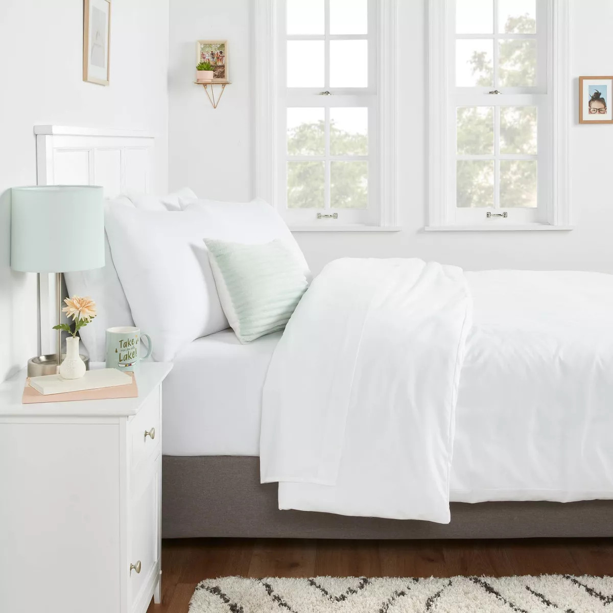 Cotton Blend Sateen Duvet Cover and Sham Set - Room Essentials™ | Target