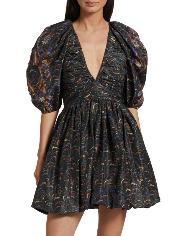 Gwen Printed Mini Dress | Saks Fifth Avenue OFF 5TH (Pmt risk)