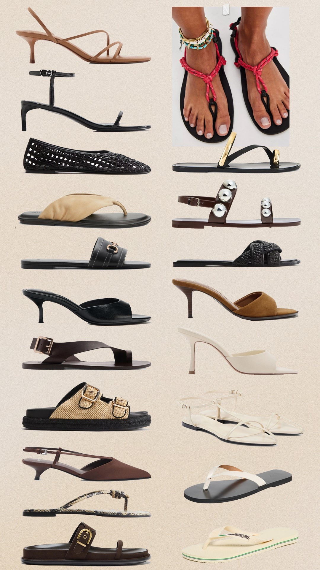 20 pairs of sandals I’m loving this season 🛒