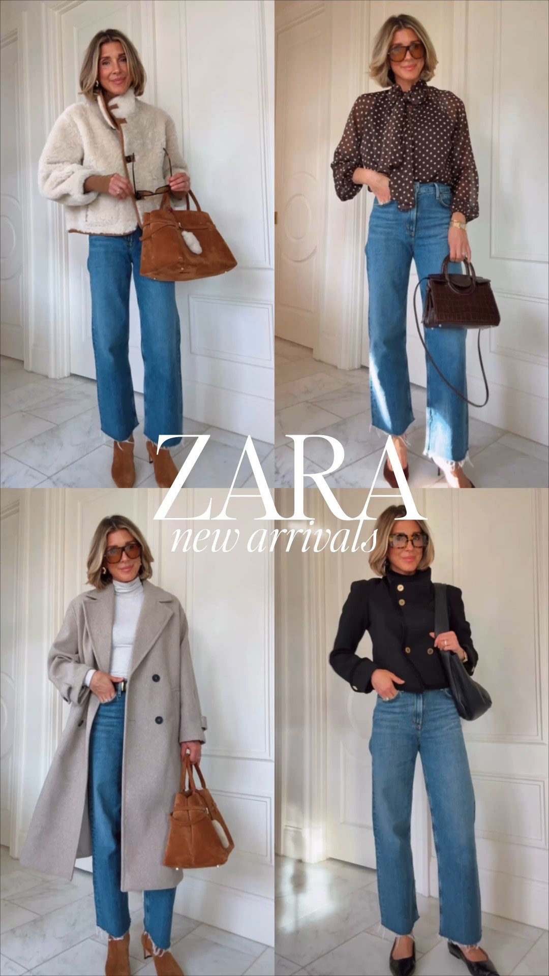 New outfits from Zara. I'm wearing size small in my jackets 