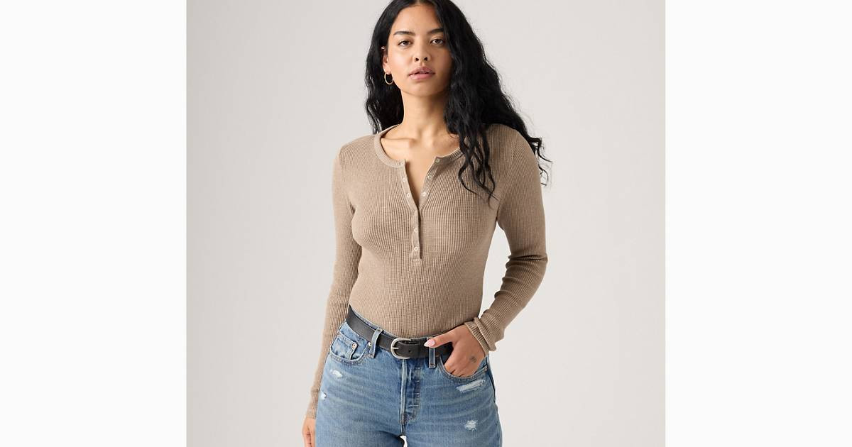 Dry Goods Women's Waffle Henley | Levi's US