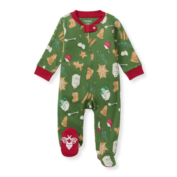 Holiday Cookies Organic Cotton Pajamas | Burts Bees Baby