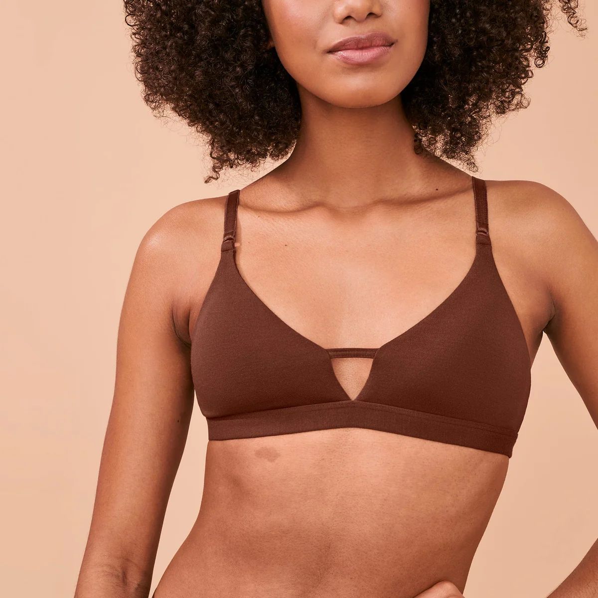 Modal Wirefree Bra Cocoa | Pepper