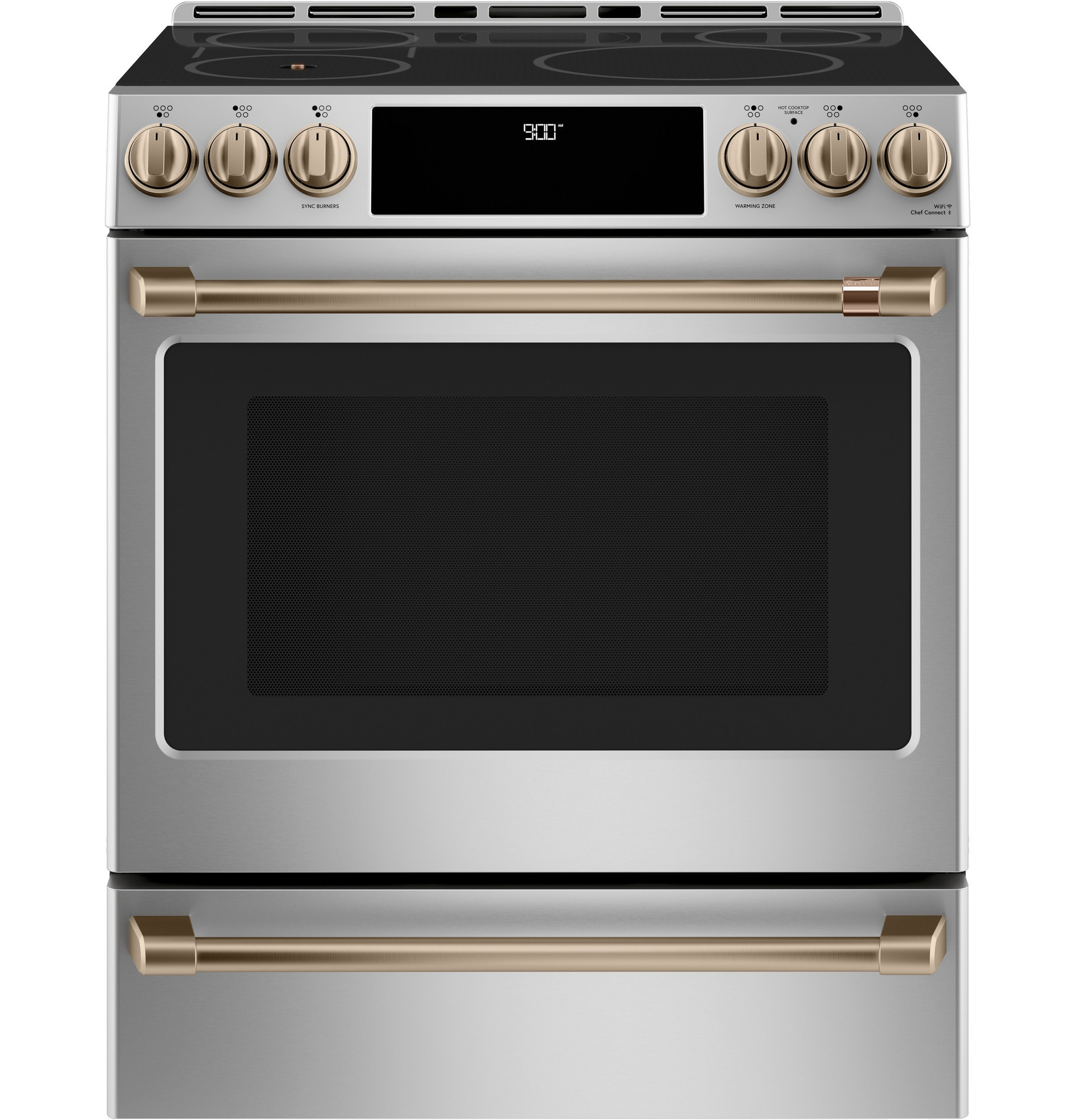 Café™ 30" Smart Slide-In, Front-Control, Induction and Convection Range with In-Oven Camera|^|... | Cafe Appliances (US)