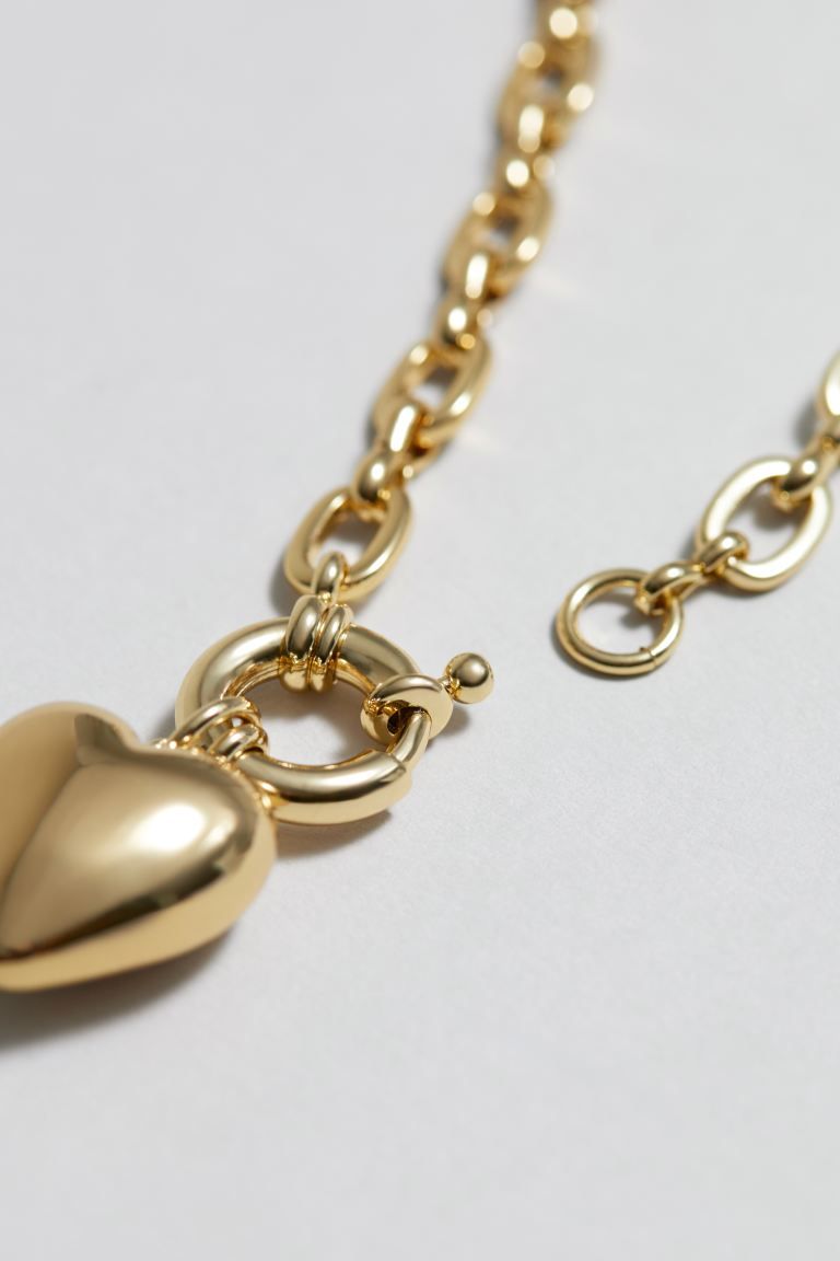 Heart Pendant Chain Necklace | H&M (UK, MY, IN, SG, PH, TW, HK)