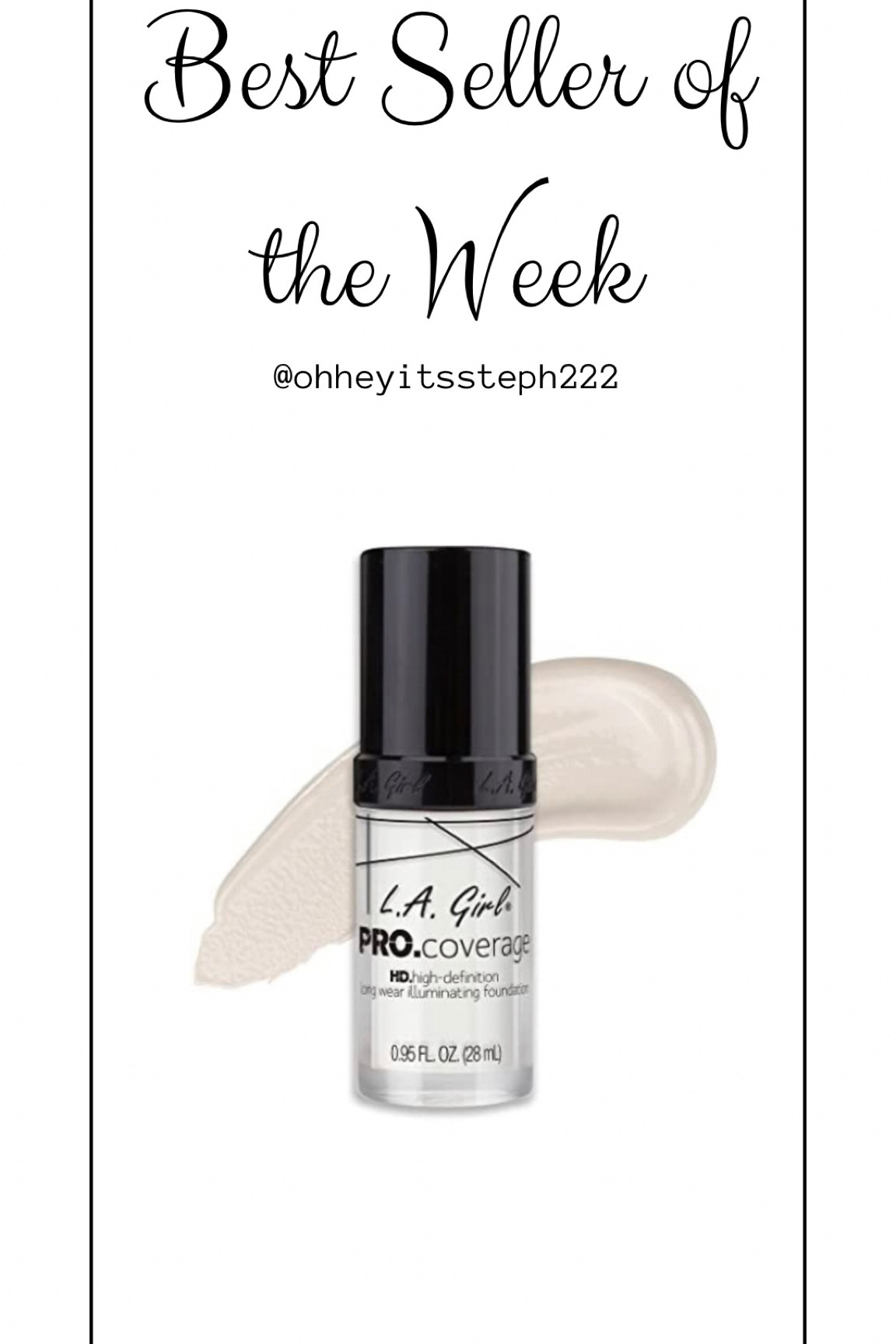 Best seller of the week: Halloween makeup la girl pro cover foundation in white 

#LTKSeasonal #LTKHalloween #LTKbeauty