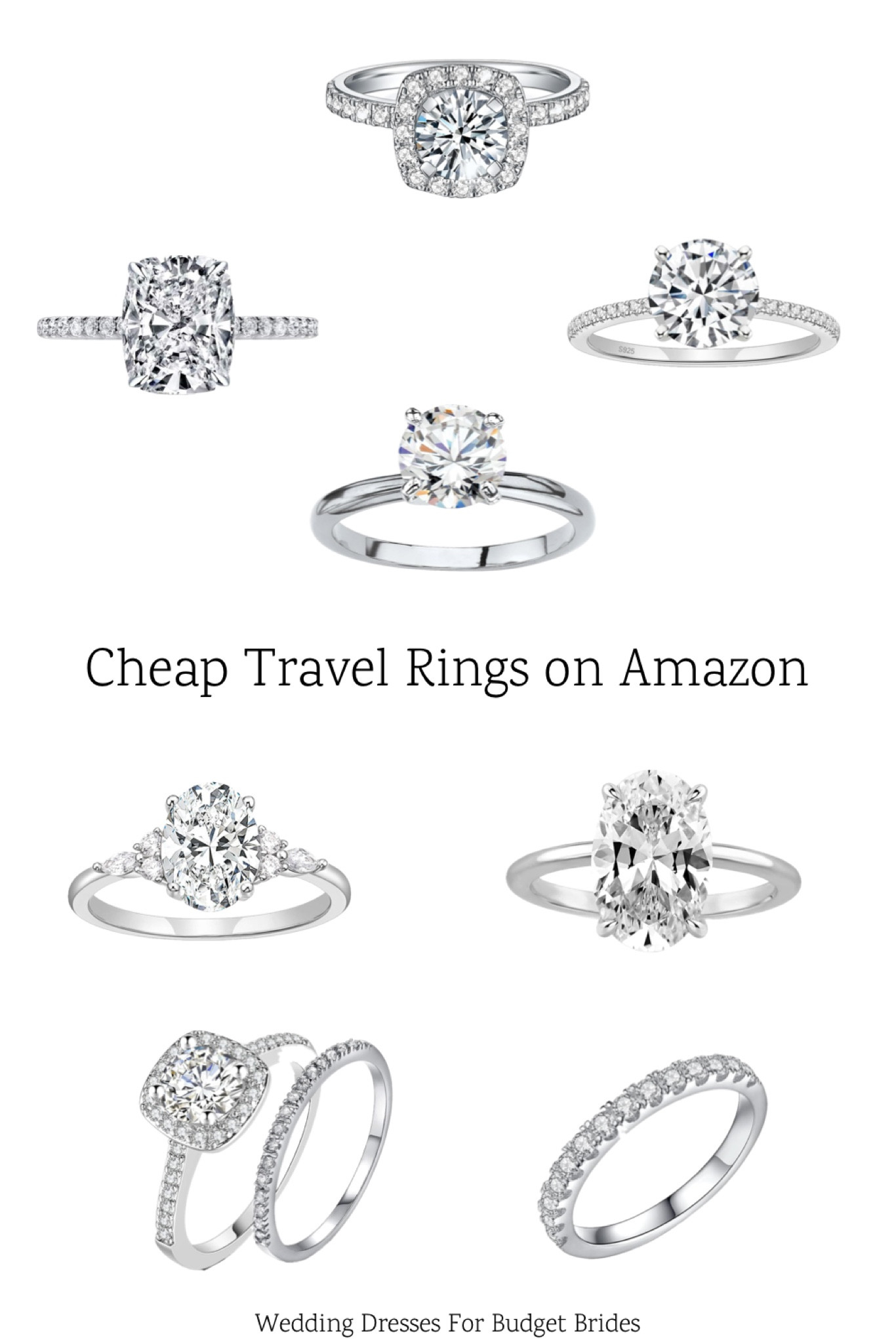Inexpensive travel engagement, wedding, and eternity rings on Amazon. 

Promise ring. Wedding band. Bridal rings. 

#LTKWedding #LTKFindsUnder50 #LTKStyleTip