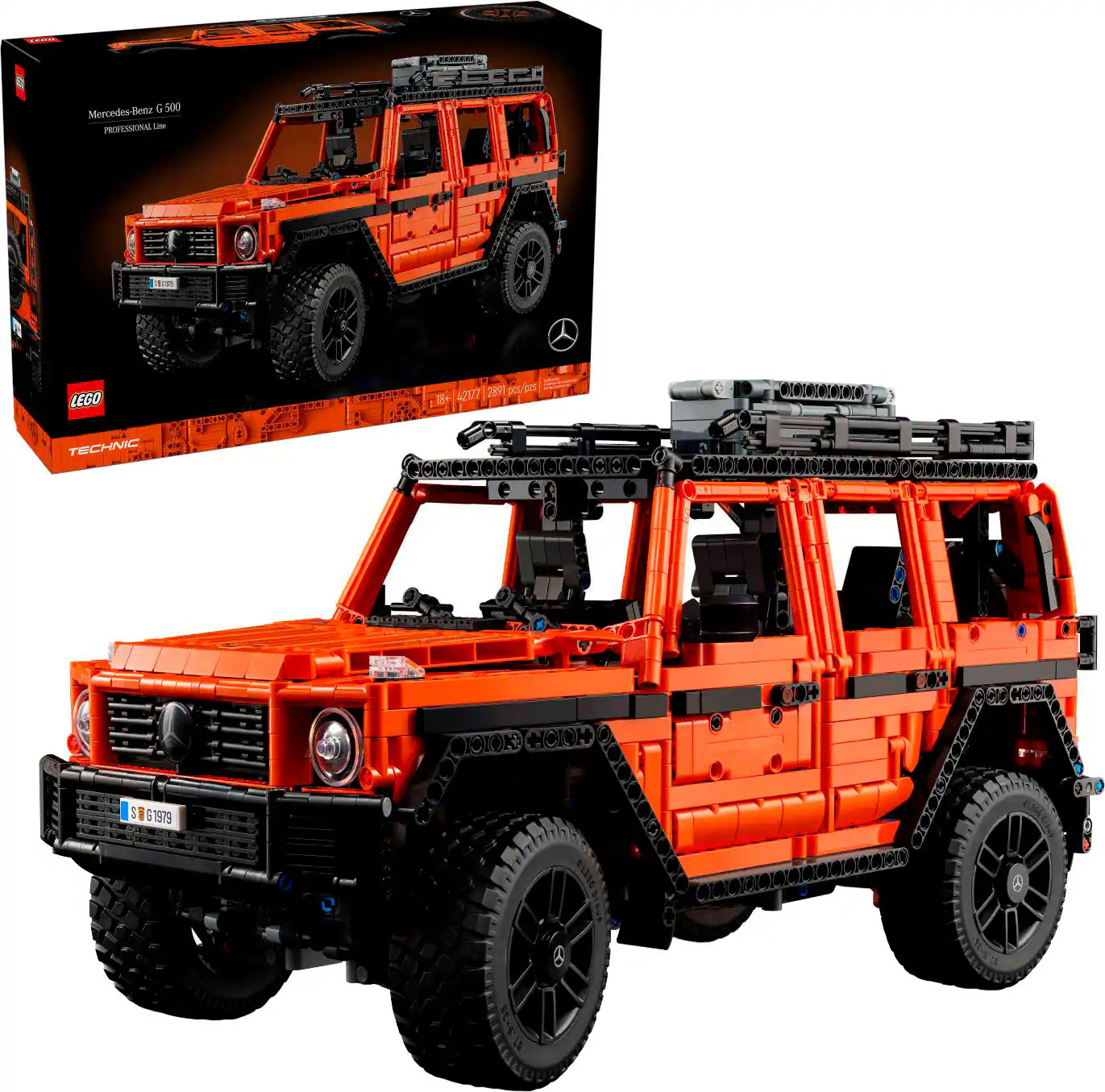 LEGO - Technic Mercedes-Benz G 500 PROFESSIONAL Line Car Building Set 42177 | Best Buy U.S.