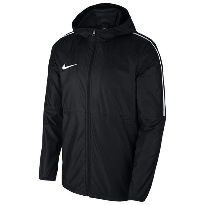 Nike Women's Dry Park 18 Football Rain Jacket (Black/White, Small) | Amazon (US)