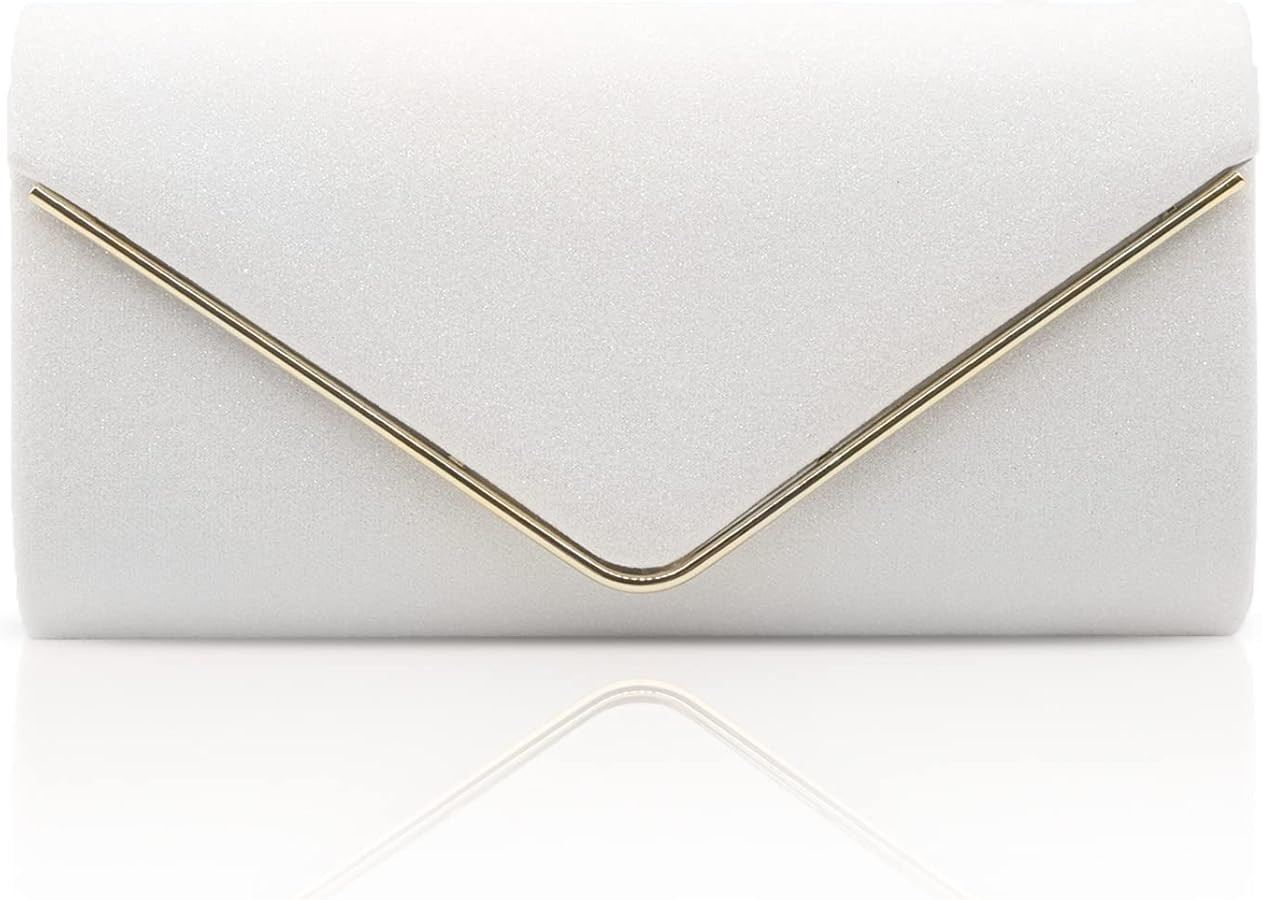 Labair Shining Envelope Clutch Purses for Women Evening Purses and Clutches For Wedding Party. | Amazon (US)
