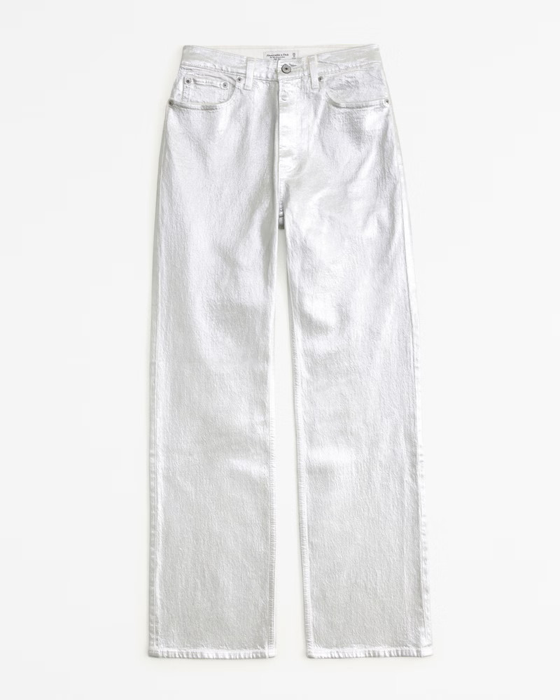 Women's High Rise 90s Relaxed Jean | Women's Clearance | Abercrombie.com | Abercrombie & Fitch (US)