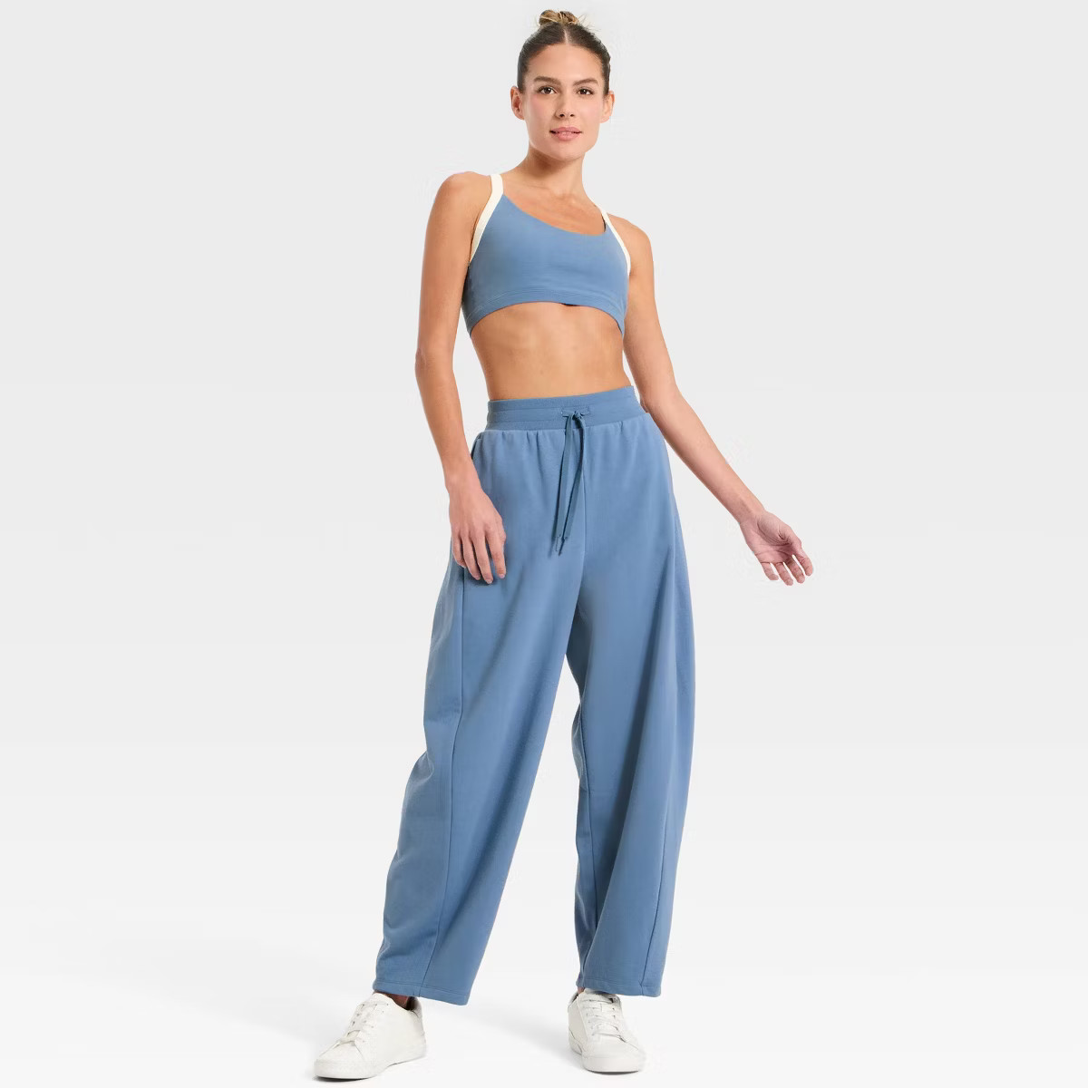 Women's Cotton Balance Light Support Racerback Sports Bra - All In Motion™ | Target