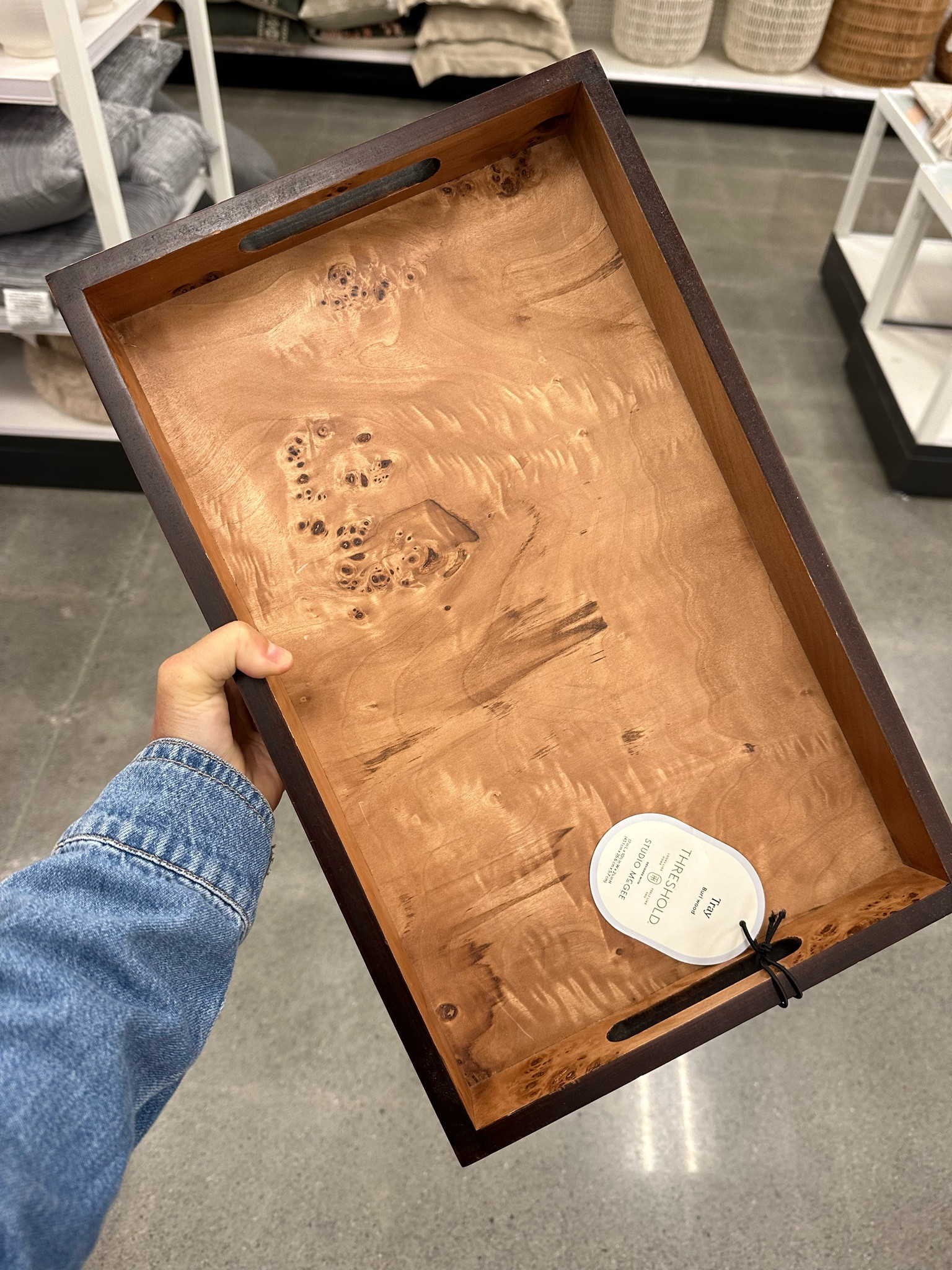 I love this burlwood tray which is similar to the one I have on my dining room buffet 

#LTKHome #LTKStyleTip #LTKFindsUnder50