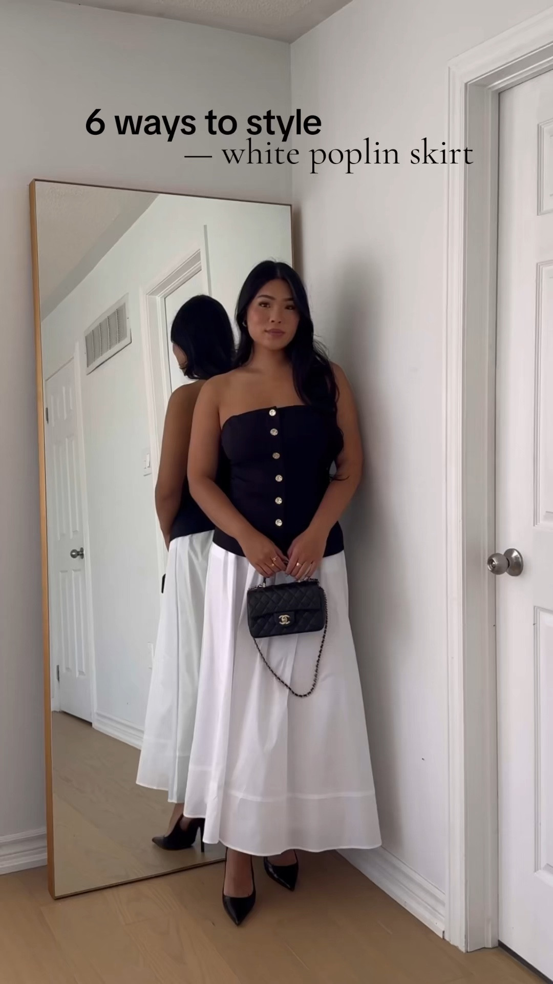 6 ways to style white poplin skirt #howtostyle #whiteskirt #summeroutfits 

#LTKstyletip #LTKsummer #LTKover50style