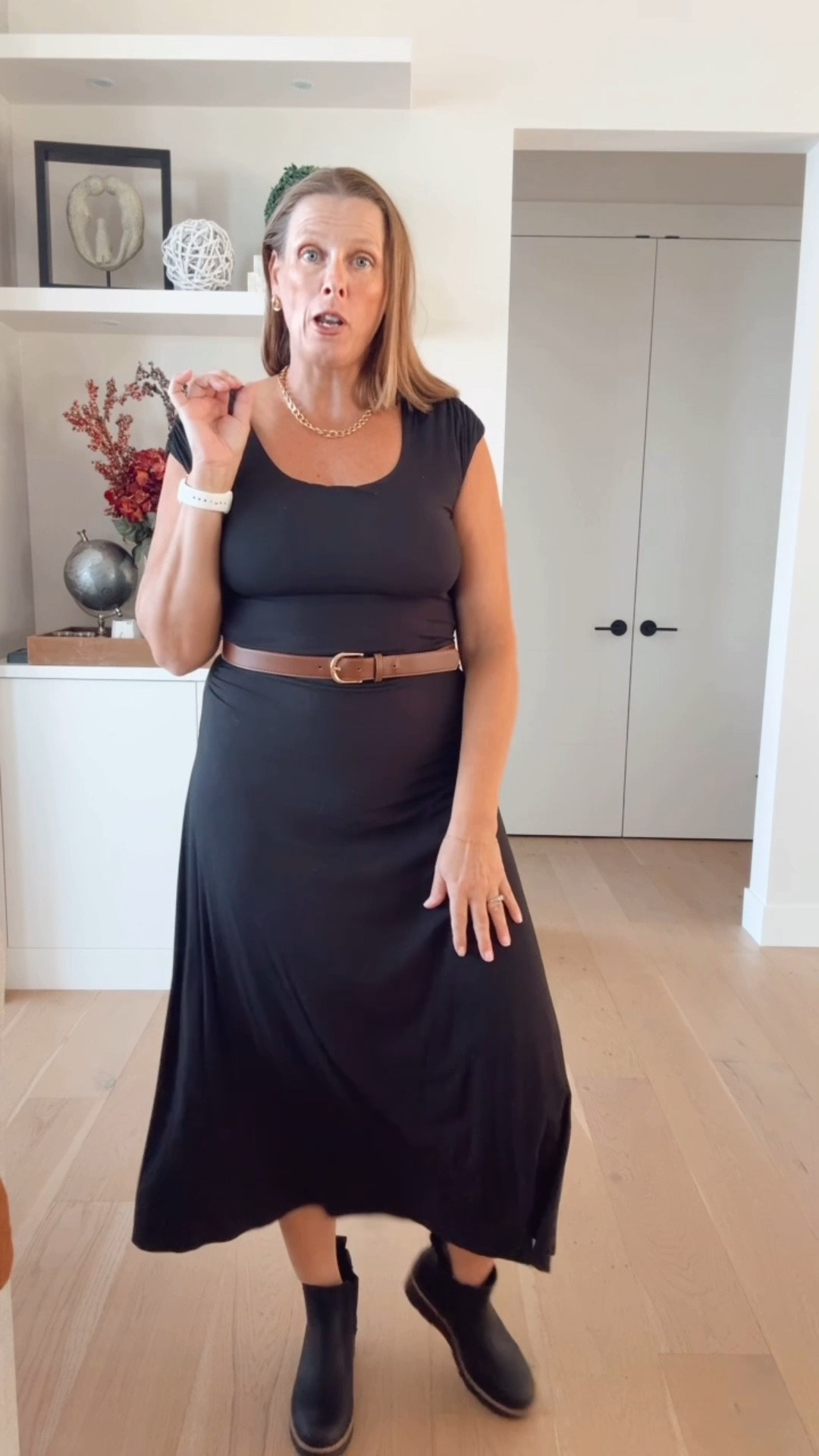 Taking my favorite summer dress into fall

Fall style, black dress, fall outfit, effortless style, chic look, fall trends

#LTKootd #LTKOver40 #LTKSeasonal