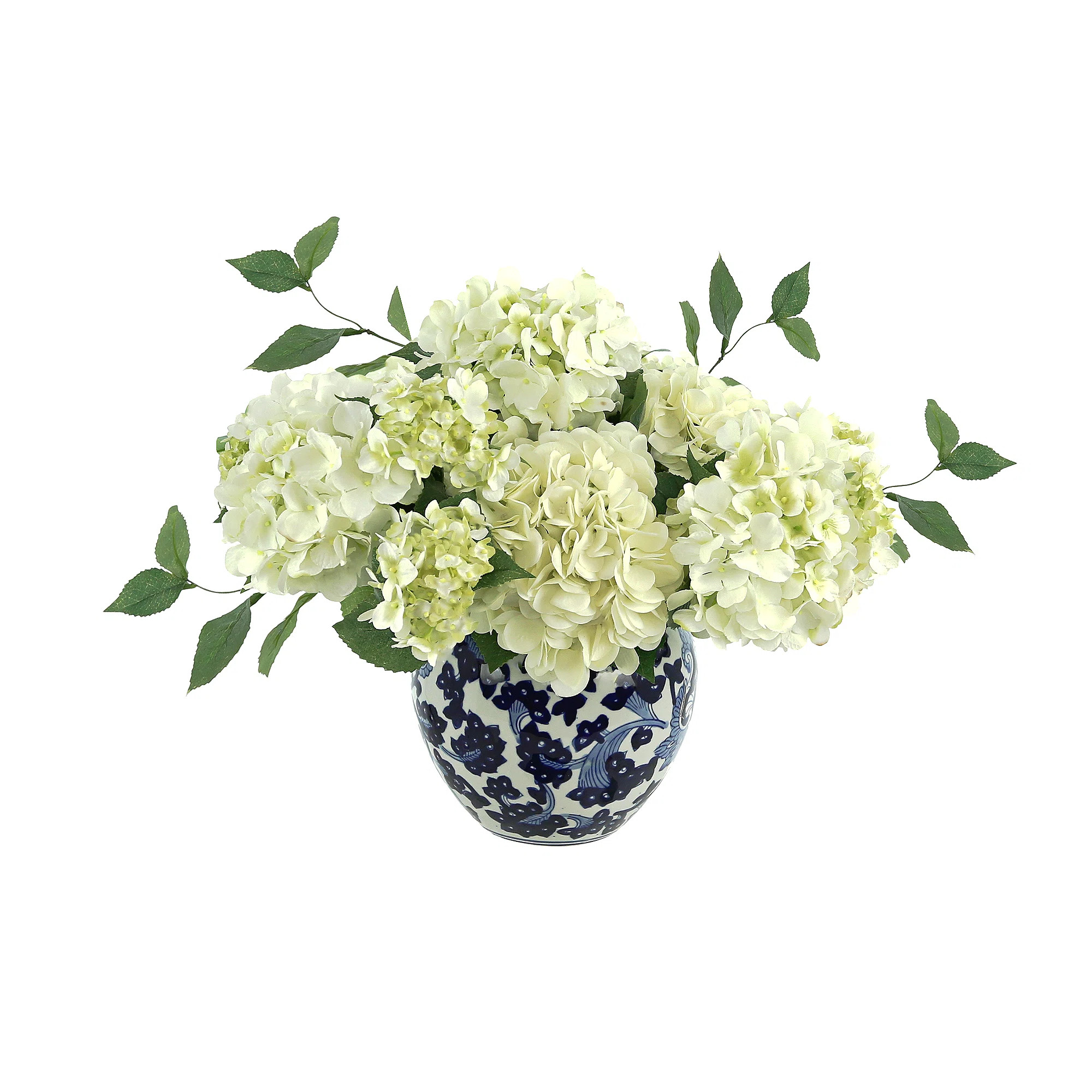 Primrue Hydrangea Floral Arrangement in Vase & Reviews | Wayfair | Wayfair North America