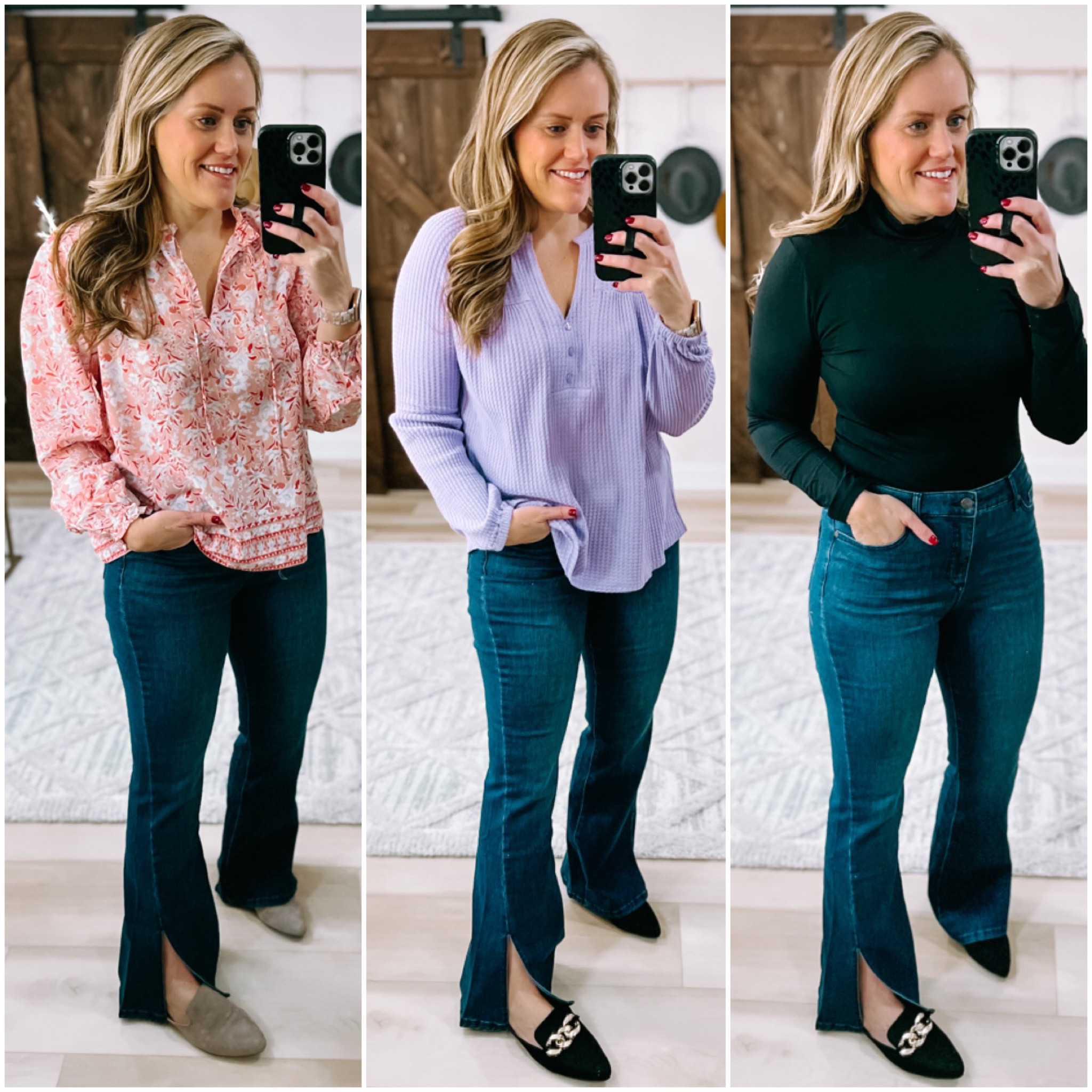 These pants!!! 😍😍 On my goodness, they are perfection! Fits TTS, comment “denim” to get a link sent to you. Under $30! 

#LTKSeasonal #LTKstyletip #LTKshoecrush