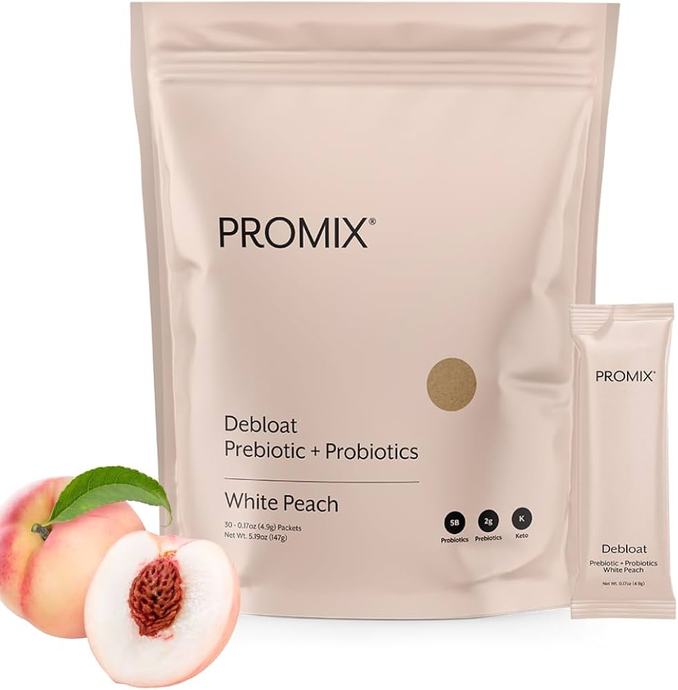 ProMix Nutrition Debloat Prebiotics and Probiotics, Bloating Relief for Women, Gut Cleanse Detox ... | Amazon (US)