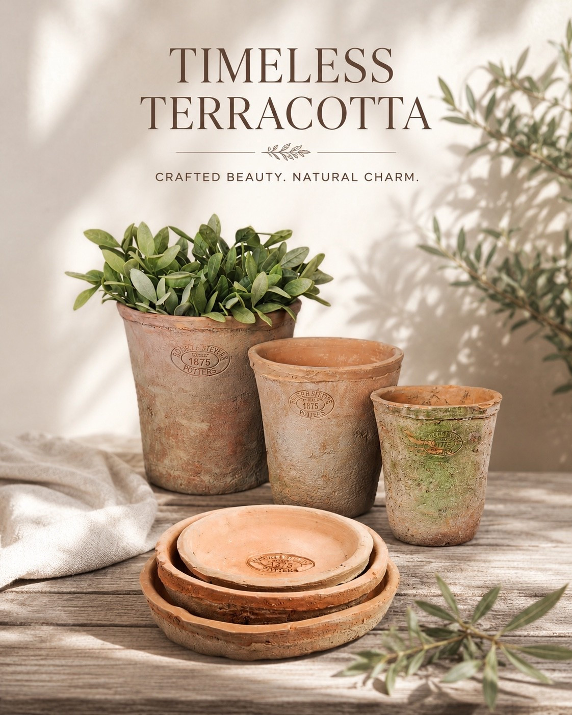 Timeless terracotta pots & planters. Love that this set of 3 are aged and come with water guards too, oh and they are on sale! Under $40! Perfect for summer herbs, topiaries, or flowers.

#LTKHome #LTKSeasonal #LTKSaleAlert