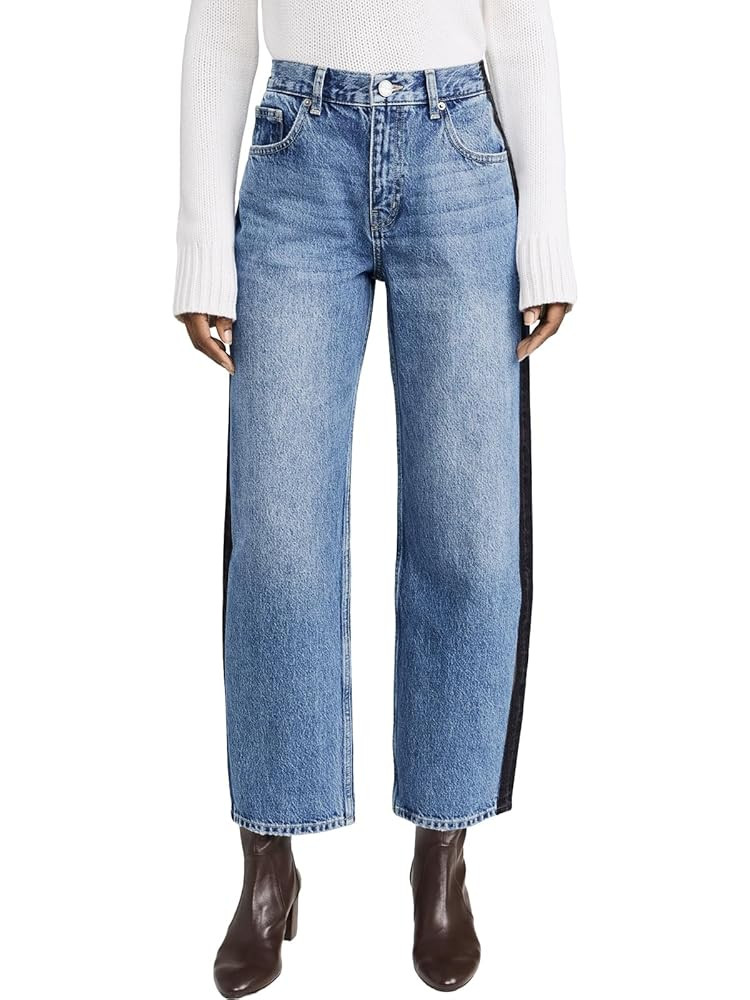 Cicy Bell Womens Wide Leg Jeans Casual Loose High Waisted Color Block Vintage Baggy Denim Pants | Amazon (US)