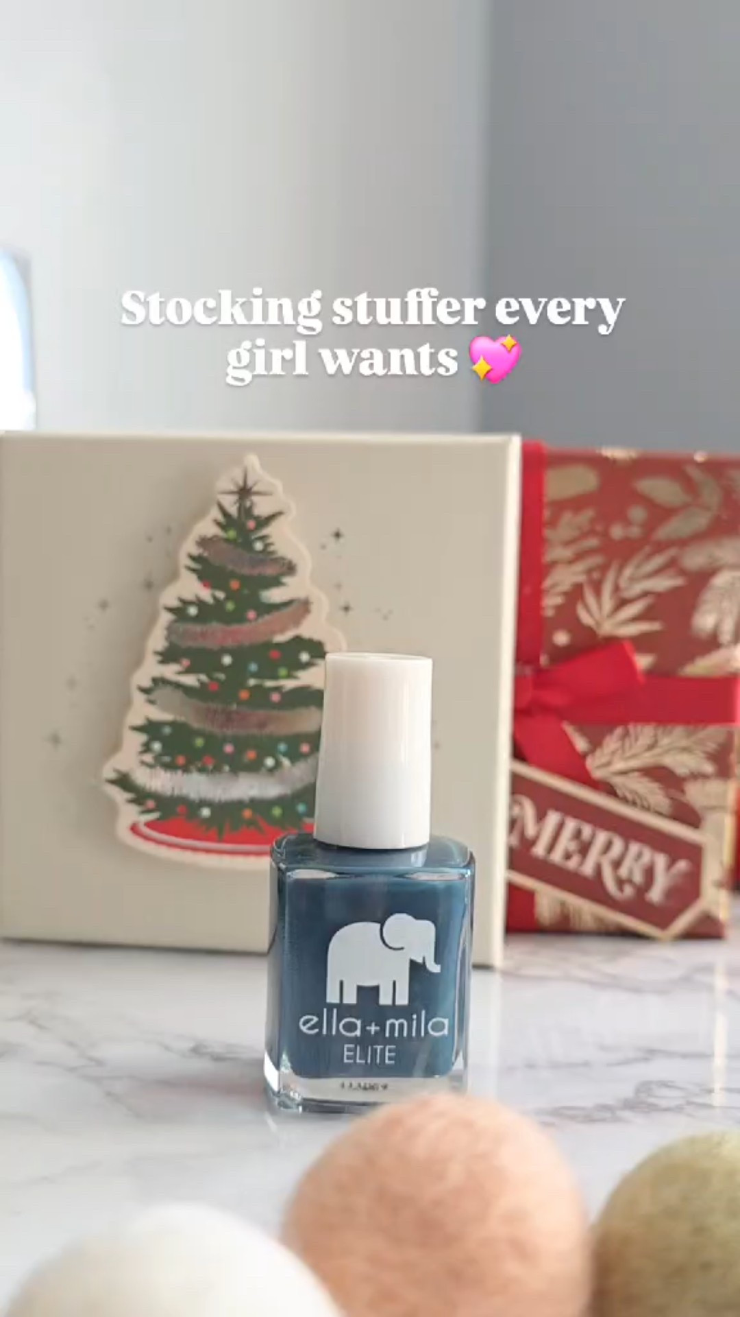 ✨Holiday nails made easy ✨
The perfect stocking stuffer every girl wants? Ella+Mila holiday shades from @cvspharmacy 🤍
Sharing a little nail inspo with my current favorites: Take Off, One Way Ticket, Spread the Love, and Mediterranean Mist — all so festive, fun, and totally gift-worthy. 🎁💅

Run to CVS and add these to your holiday list!
@ellamila @cvspharmacy

#ad #ellamilaholiday 

#LTKGiftGuide #LTKHoliday #LTKSeasonal