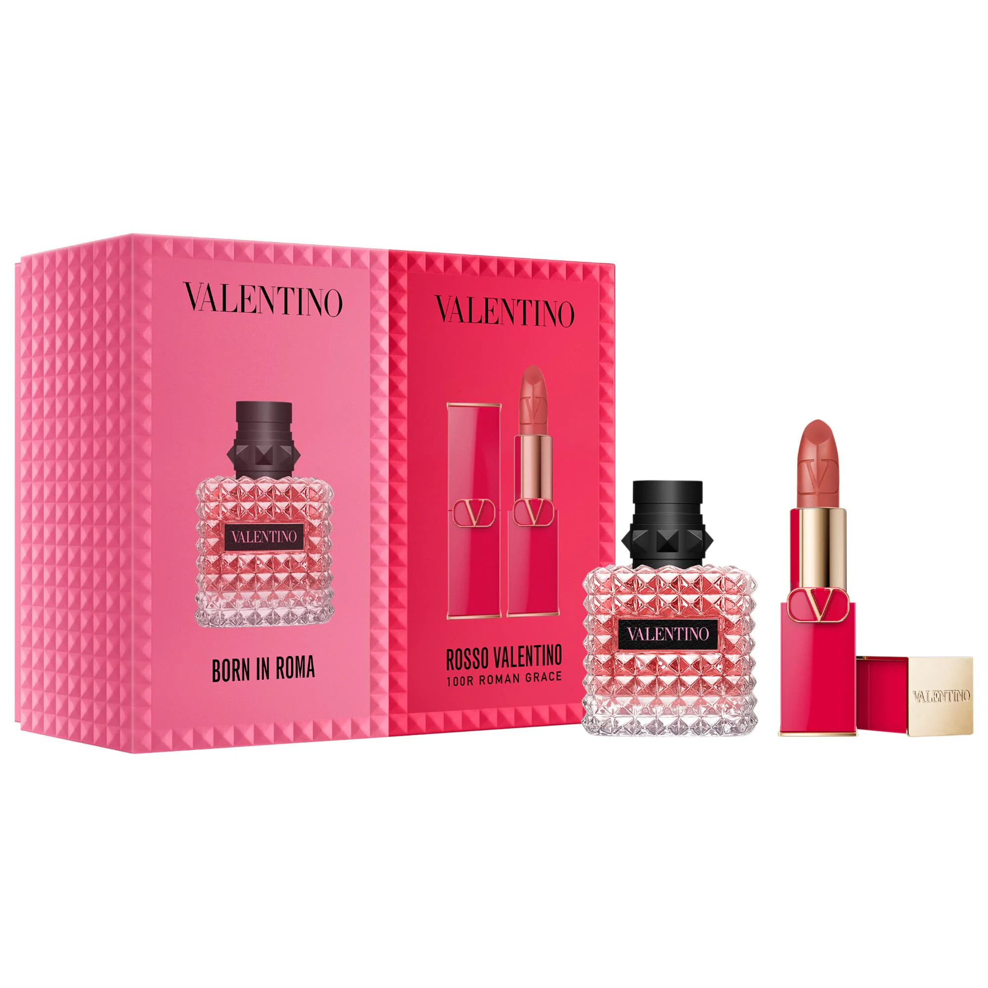 Valentino Mini Donna Born in Roma Perfume & Rosso Lipstick Set | Sephora (US)