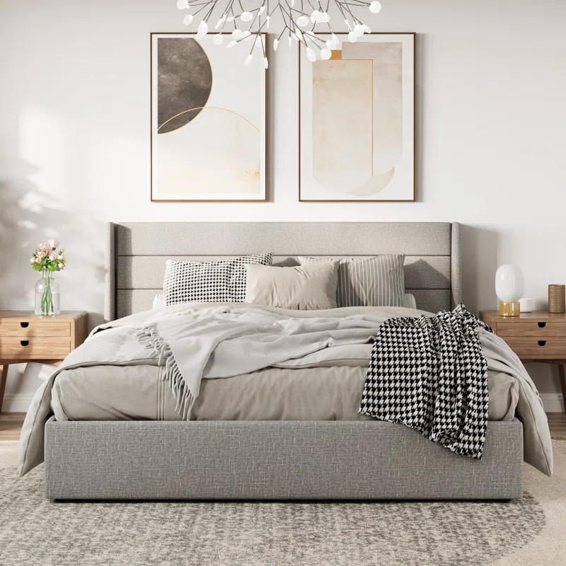 Verdugo Hydraulic Lift Up Storage Upholstered Platform Bed | Wayfair North America