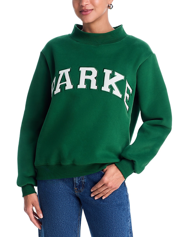 Parke Palms White Varsity Mock Neck Sweatshirt | Bloomingdale's (US)