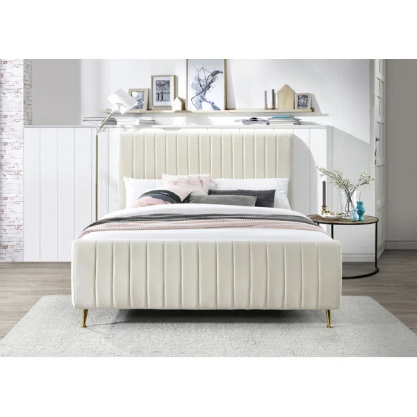 Summersville Tufted Upholstered Low Profile Platform Bed | Wayfair Professional