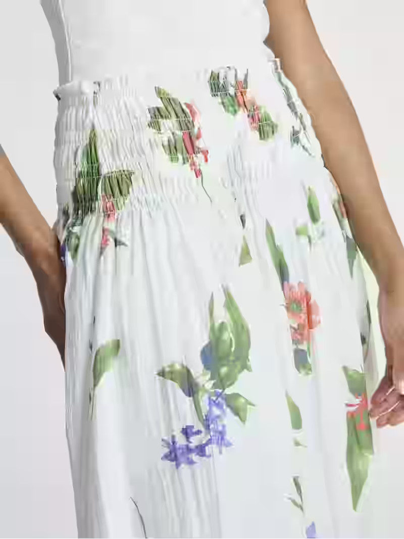 Scoop Women’s and Women’s Plus Smocked Waist Maxi Skirt, Sizes XS-4X | Walmart (US)