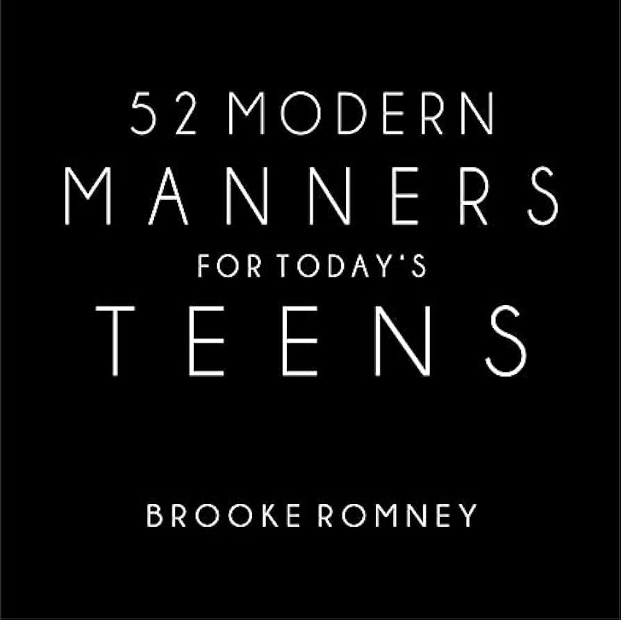 52 Modern Manners For Today's Teens Volume 1 | Amazon (US)