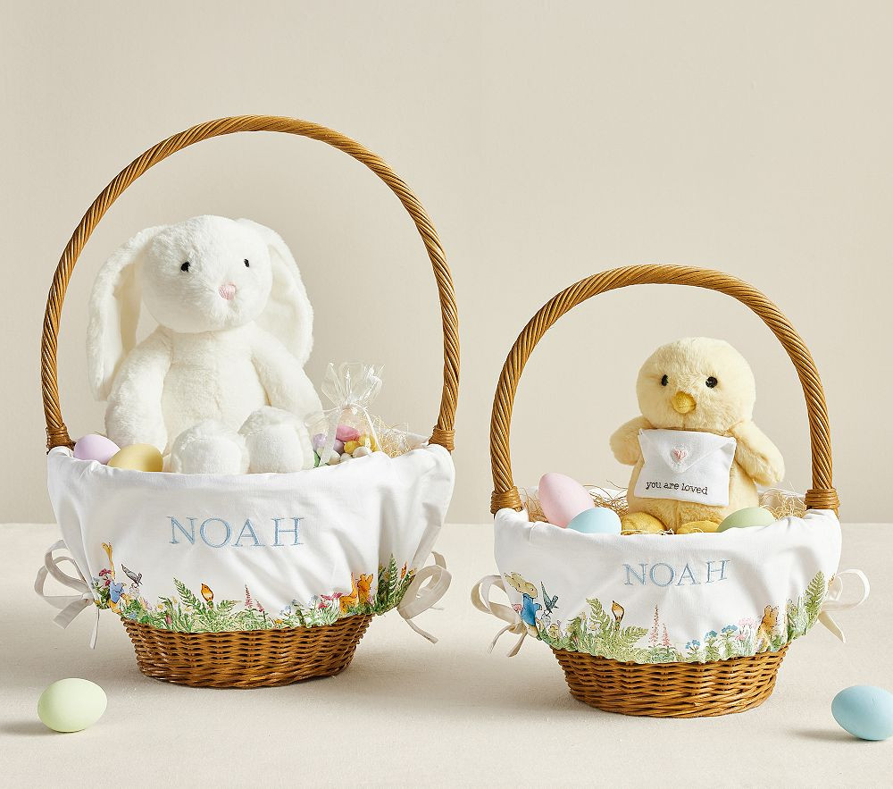 Peter Rabbit™ Garden Easter Basket Liners | Pottery Barn Kids