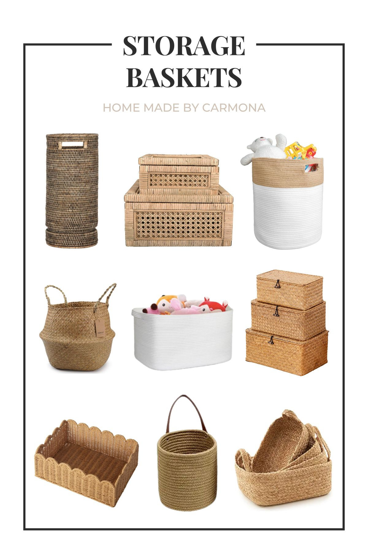 Cute storage baskets 

 #LTKHome